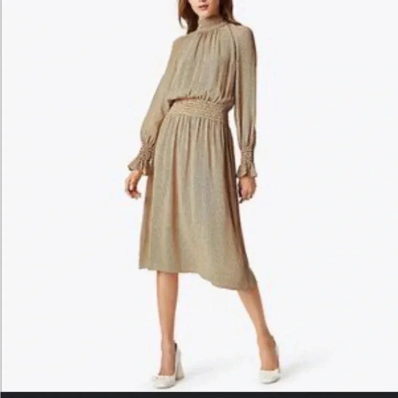 [2]Tory Burch Colette Silk LS Dress - Picture 2 of 10